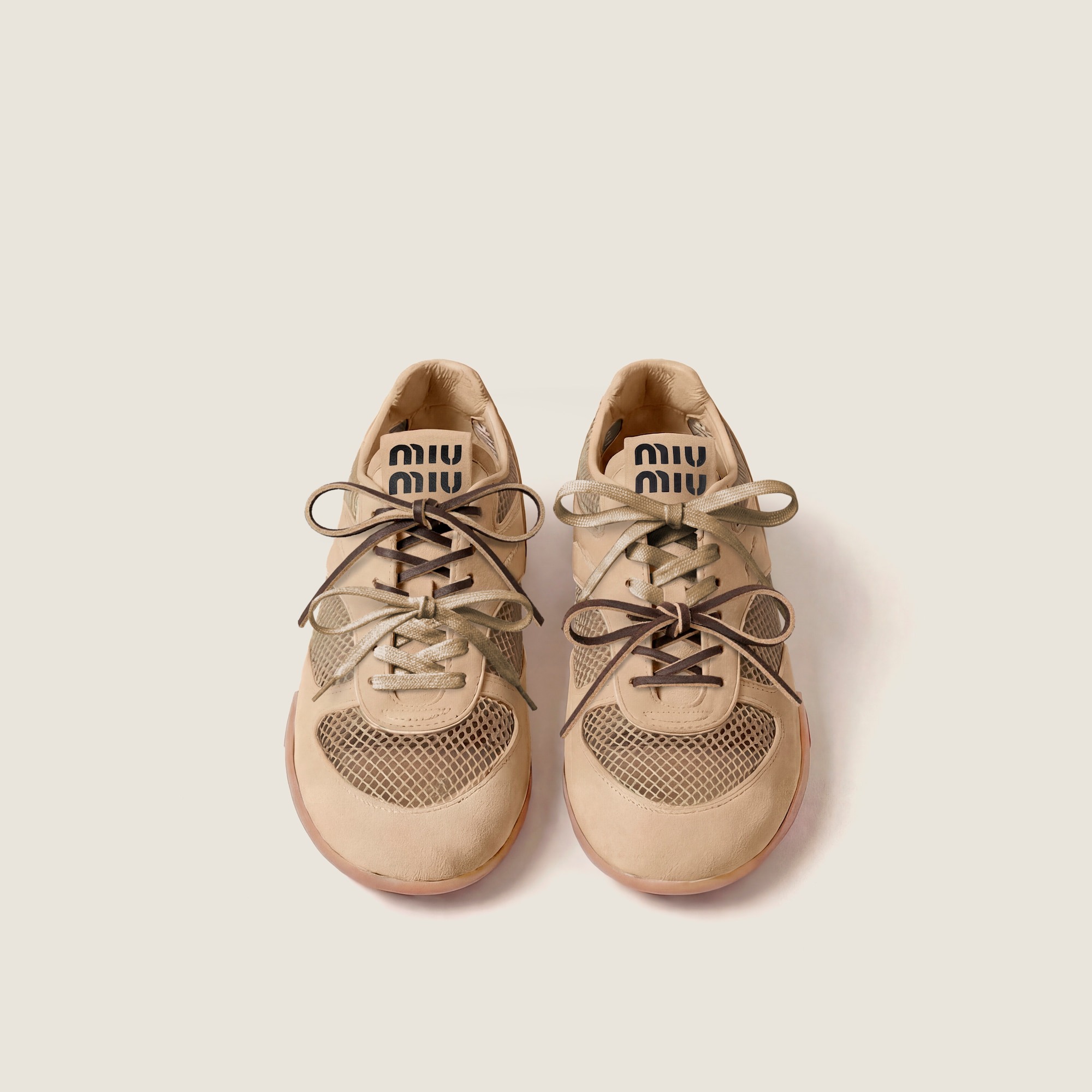 Gymnasium sneakers top view